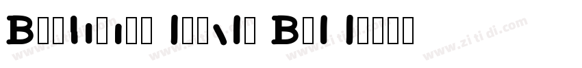 Bookman01dStyle Bold字体转换